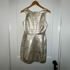 ZARA gold dress. like new.
